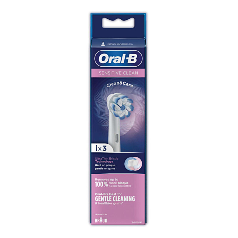 سَری مسواک برقی اورال-بی sensitive clean 3pcs - Image 2