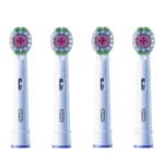 سَری مسواک برقی اورال بی PRO ۳D White 4 pcs - Image 2