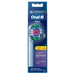 سَری مسواک برقی اورال بی PRO ۳D White 4 pcs - Image 3