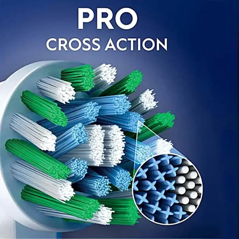 سَری مسواک برقی اورال بی pro cross action 4 pcs - Image 6