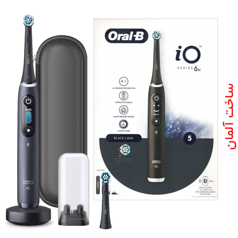 مسواک برقی اورال بی سری 6 مدل IO6N (black)