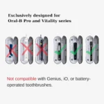 کیف wober مخصوص مسواک اورال بی مدل های pro و vitality (مشکی) - Image 4